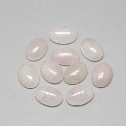 Natural Rose Quartz Cabochons, Oval, 18x13x5mm(X-G-R415-13x18-48)