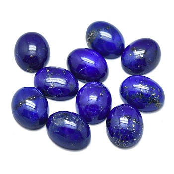 Natural Lapis Lazuli Cabochons, Oval, 9x7x3mm