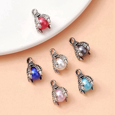 Antique Silver Mixed Color Others Alloy Pendants