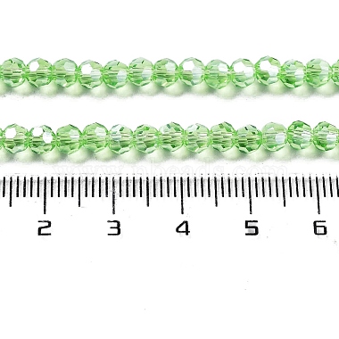 plaquent verre transparent perles brins(EGLA-A035-T4mm-A09)-4