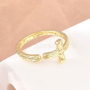 Brass Cuff Open Rings(KK-Z165-02G)-2