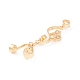 Wave Cubic Zirconia Charm Belly Ring(AJEW-F057-18G)-2