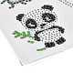 Kits de pegatinas de pintura de diamante con tema animal diy para niños(DIY-O016-15)-3