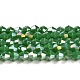 Opaque Solid Color Electroplate Glass Beads Strands(GLAA-F029-P4mm-A08)-1