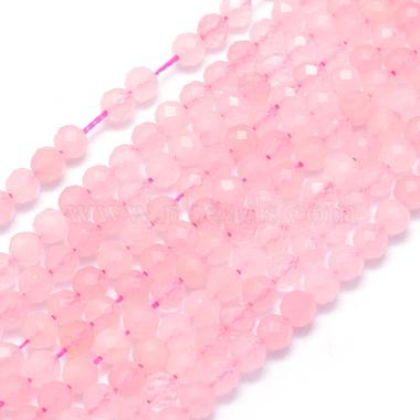 3mm Round Rose Quartz Beads