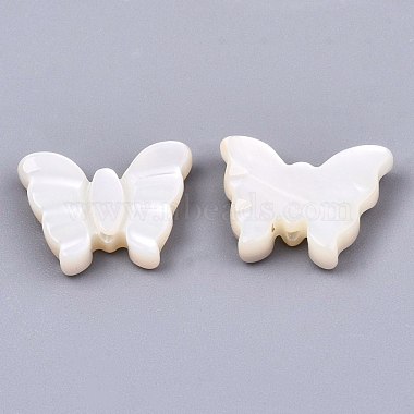 Natural White Shell Mother of Pearl Shell Beads(X-SSHEL-N032-09)-2