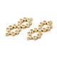 Brass Pave Clear Cubic Zirconia Connetor Charms(KK-A180-17G)-2
