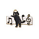 Music Theme Charm(X-ENAM-M049-04G-C)-1