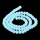 Brins de perles de verre de couleur unie imitation jade(EGLA-A034-J6mm-MD04)-4