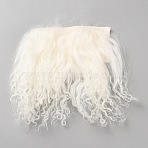 Wool Doll Wig Hair, for DIY Girls BJD Makings Accessories, White, 120~150x185~220x1mm(DIY-WH0888-392B)