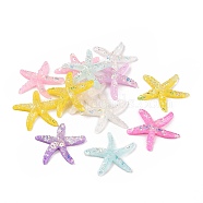 Opaque Resin Cabochons, Starfish/Sea Stars, Mixed Color, 38x39x6mm
(X-CRES-S304-53)