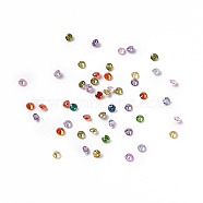 Mixed Grade A Diamond Shaped Cubic Zirconia Cabochons, Faceted, 2.5x1.7mm(X-ZIRC-M002-2.5mm)