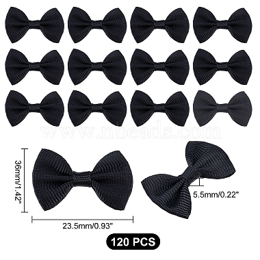 Elite 120Pcs Cloth Bowknot Tie(AJEW-PH0003-75)-5