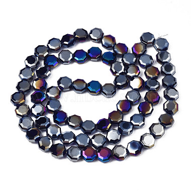 Electroplate Glass Beads Strands(EGLA-N002-27-G01)-2
