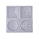 Terraced Fields & Mountains and Rivers Silicone Cup Mat Molds(OCEA-PW0001-56A)-1