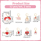 Valentine's Day Alloy Enamel Pendant Stitch Markers(HJEW-AB00290)-2