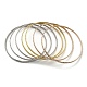 7Pcs 3 Colors PVD Vacuum Plating 202 Stainless Steel Bangle Sets(BJEW-M317-12)-1