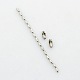 304 Stainless Steel Rice Bead Ball Chains(CHS-A002A-1.5mm)-2