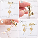 Alloy Stud Earrings Findings(FIND-SC0016-79)-6