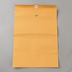 Kraft Paper Envelopes for Storing, Mailing, Rectangle, Orange, 370x253x0.3mm(AJEW-WH0556-76C)