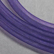 Plastic Net Thread Cord, DarkSlate Blue, 4mm, 50Yards/Bundle(150 Feet/Bundle)(X-PNT-Q003-4mm-25)