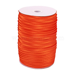 Polyester Fiber Ribbons, Orange, 3/8 inch(11mm), 100m/roll(OCOR-TAC0009-08K)