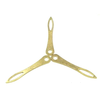 Manganese Steel Slingshot Rubber Band Tied Assisting Tool, Golden, 5.85x1.05x0.15cm