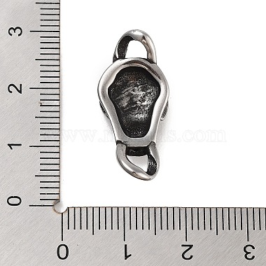 Retro 304 Stainless Steel Halloween Skull Links(STAS-L274-015AS-02)-3