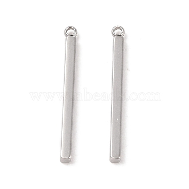 Stainless Steel Color Cuboid 304 Stainless Steel Pendants