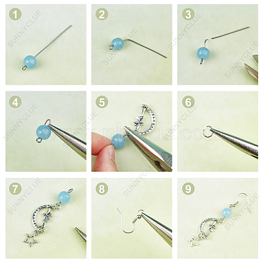 DIY Fairy Butterfly Earring Making Kits(DIY-SC0020-18)-4