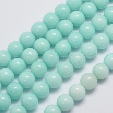 10mm PaleTurquoise Round Malaysia Jade Beads