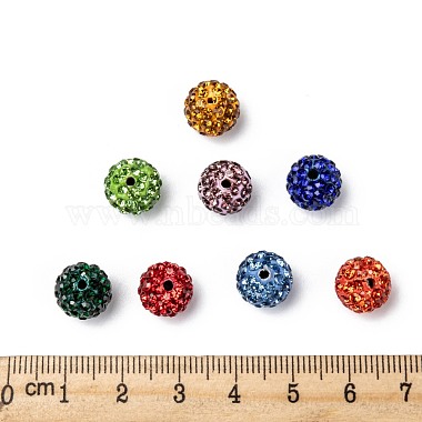 Pave Disco Ball Beads(X-RB-A130-10mm-M)-4