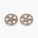 Tibetan Style Alloy Gear Chandelier Components(TIBE-S249-AB-FF)-1