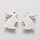 201 Stainless Steel Bunny Charms(STAS-Q201-T135)-2