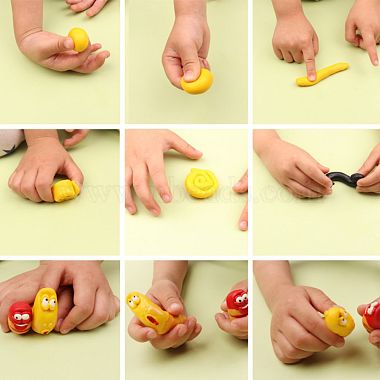 DIY Eco-Friendly Polymer Clay Crafts for Child(CLAY-T005-18)-4