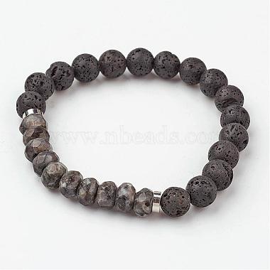 Natural Gemstone Stretch Bracelets(BJEW-JB02662)-2