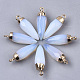 Top Golden Plated Opalite Pointed Pendants(X-G-S359-078G)-2