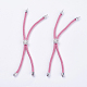 Création de bracelets à cordon torsadé en nylon(MAK-F018-P-RS)-2