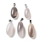 Natural Agate Dyed Pendants(G-Q016-03I)-1