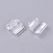 Plastic Hair Finding, Clear, 7x9x4mm(OHAR-WH0016-28A-02)