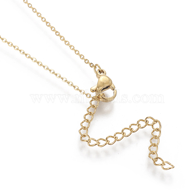 Brass Pendant Necklaces(NJEW-I230-17)-5