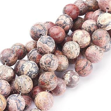 12mm Colorful Round Leopardskin Beads