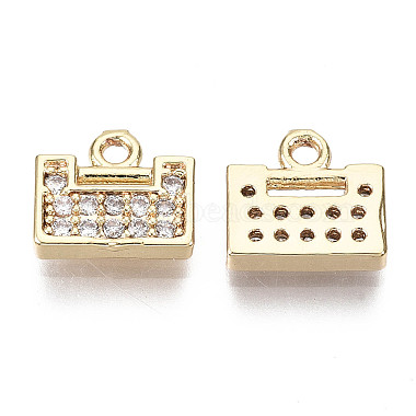 Brass Micro Cubic Zirconia Charms(KK-N231-138-NF)-2