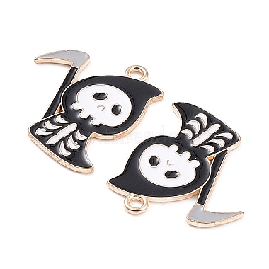 Halloween Alloy Enamel Pendants(PALLOY-K007-04KCG)-2