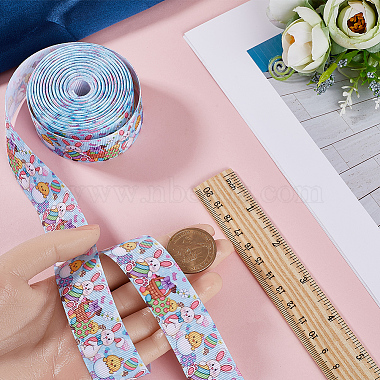 Easter Printed Polyester Grosgrain Ribbon(OCOR-WH0077-79A)-3