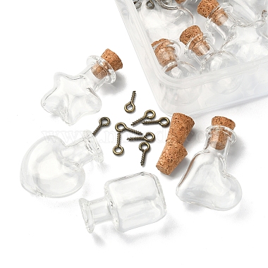 Набор для изготовления украшений с подвеской в виде бутылки желаний своими руками(DIY-FS0004-97)-5