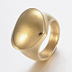 Ионное покрытие (ip) 304 кольцо на палец с широкой полосой из нержавеющей стали(RJEW-H125-42G-17mm)-1