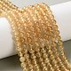 Natural Yellow Garnet Beads Strands(G-Z129-C01-6mm-03)-1