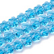 Perles en verre transparentes(X-GLAA-Q066-10mm-C18)-1
