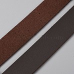 10M Flat Imitation Leather Cord, for Pillow Decor, Coconut Brown, 19x1.6mm, about 10.94 Yards(10m)/Roll(LC-WH0003-08E-02)